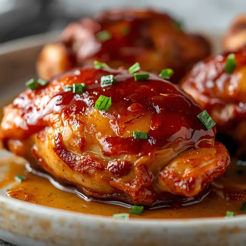 Crispy Baked BBQ Chicken Thighs in the Oven Crispy Baked BBQ Chicken Thighs in the Oven