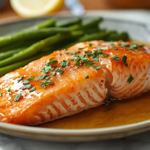 baked honey garlic salmon recipe