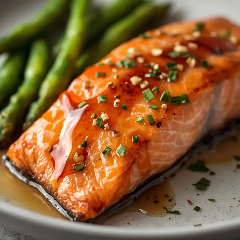 Baked Honey Garlic Salmon with Garlic Butter Sauce Baked Honey Garlic Salmon with Garlic Butter Sauce