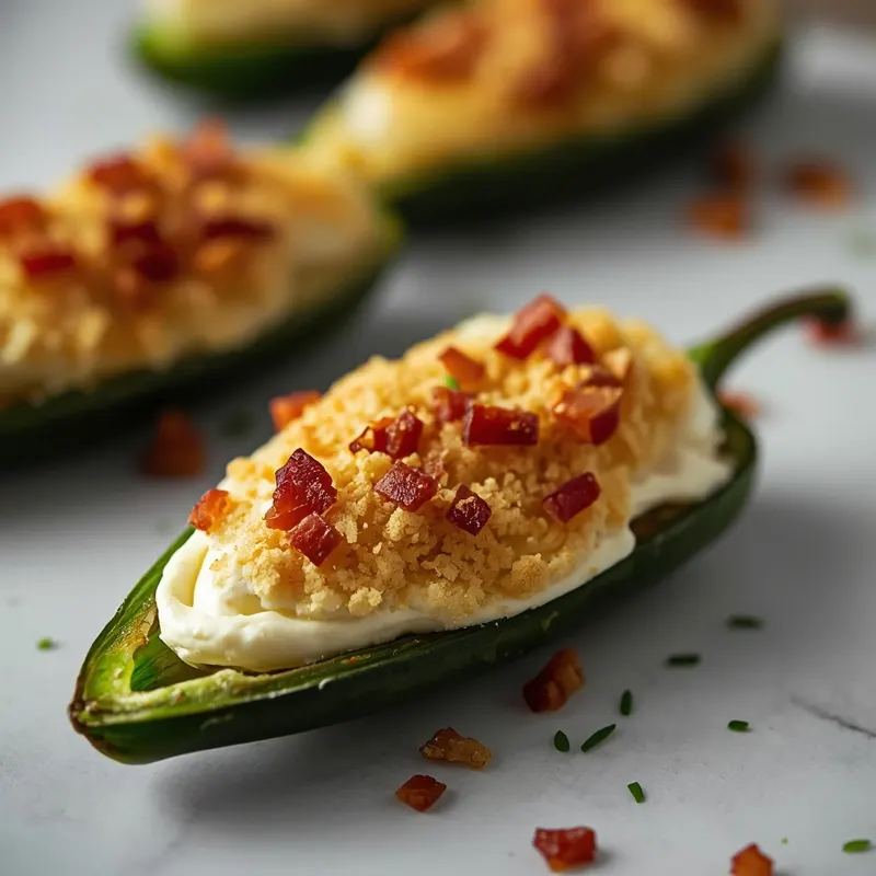 Baked Jalapeño Poppers with Cream Cheese in the Oven