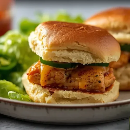 bang bang chicken sliders snack recipe