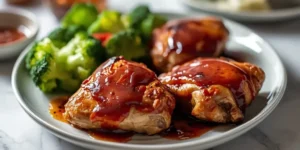 Juicy BBQ Chicken Thighs with Homemade Barbecue Sauce