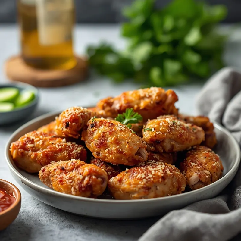 Crispy Boneless Baked Chicken Wings for Quick Snacks