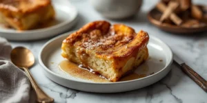 Brioche Baked French Toast Casserole with Cinnamon