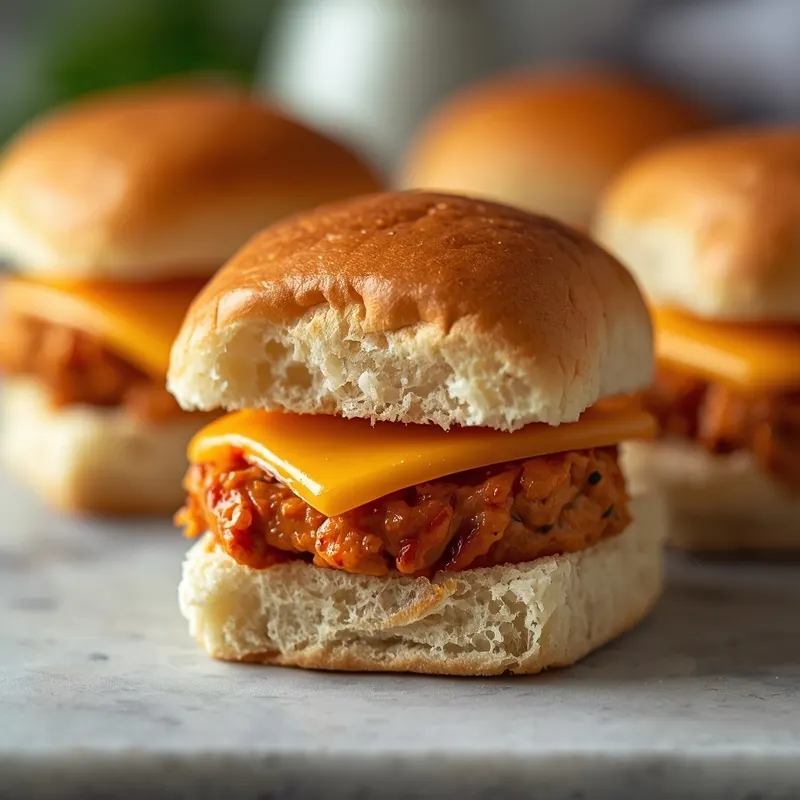 Spicy Buffalo Chicken Sliders for Game Day Party Platters Spicy Buffalo Chicken Sliders for Game Day Party Platters