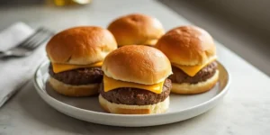 Cheesy Oven Baked Cheeseburger Sliders for Easy Dinner Nights