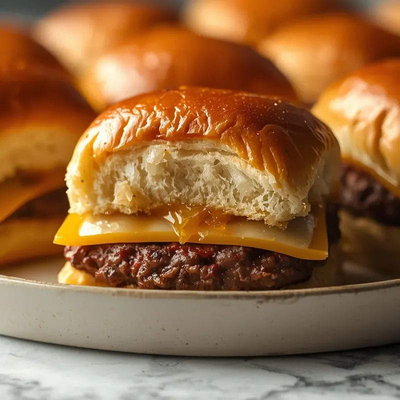 Cheesy Oven Baked Cheeseburger Sliders for Easy Dinner Nights