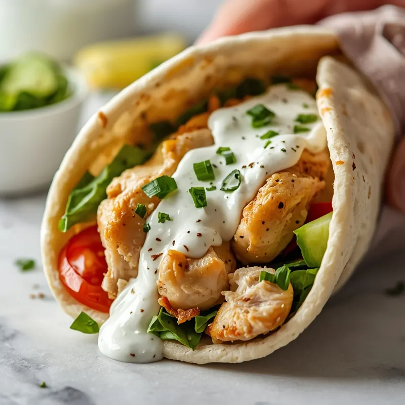 Creamy Chicken Gyro Bowl with Tzatziki Creamy Chicken Gyro Bowl with Tzatziki