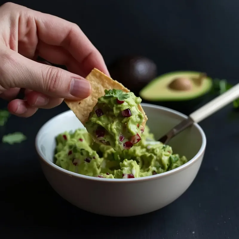 Chipotle Style Guacamole with Lime and Cilantro Chipotle Style Guacamole with Lime and Cilantro