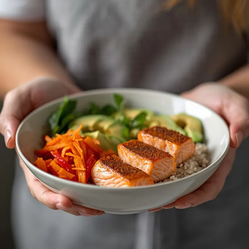 Fresh Clean Eating Salmon Rice Bowl with Light Flavors Fresh Clean Eating Salmon Rice Bowl with Light Flavors