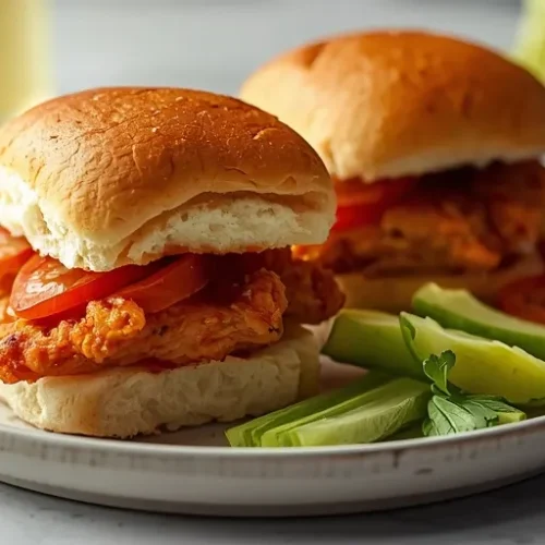 crispy chicken sliders for party recipe