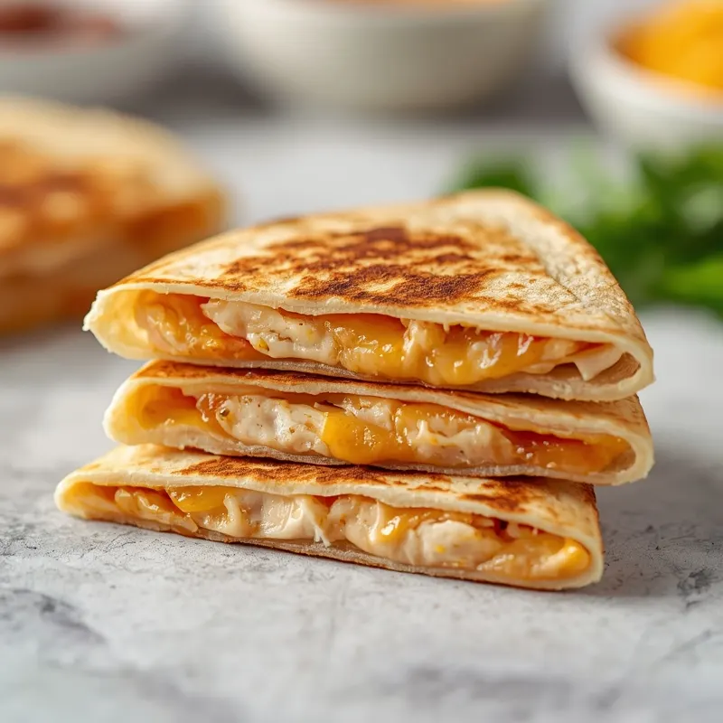 Easy Crockpot Chicken Quesadilla for Party Appetizers