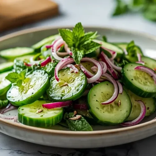 cucumber mint salad recipe