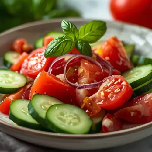 cucumber tomato salad bbq recipe