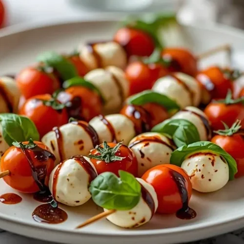 easy caprese skewers recipe