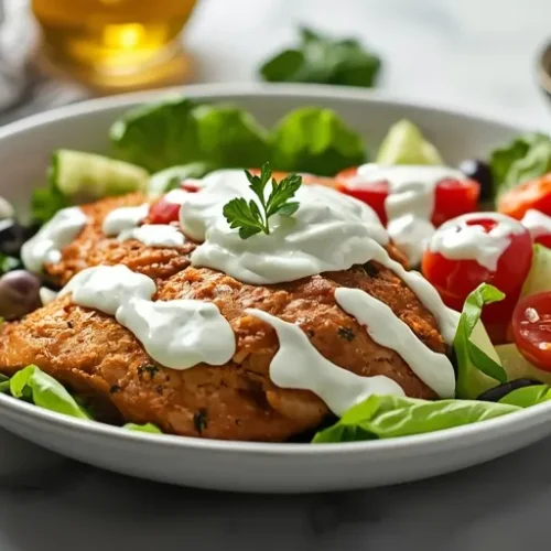 greek chicken gyro bowls with tzatziki recipe