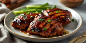 Sticky Boneless BBQ Chicken Thighs for an Easy Dinner