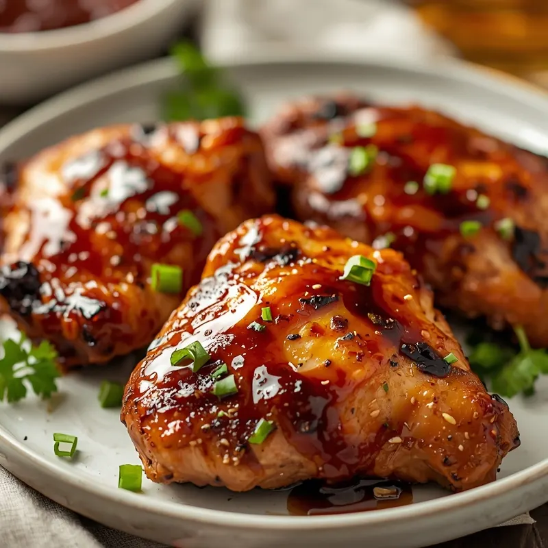 Sticky Boneless BBQ Chicken Thighs for an Easy Dinner