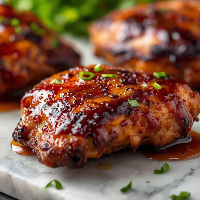 Sticky Boneless BBQ Chicken Thighs for an Easy Dinner