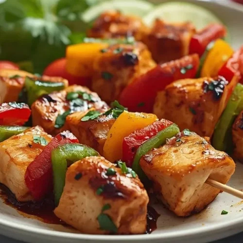 grilled chicken skewers for bbq party recipe