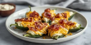 Grilled Jalapeño Poppers with Bacon for BBQ