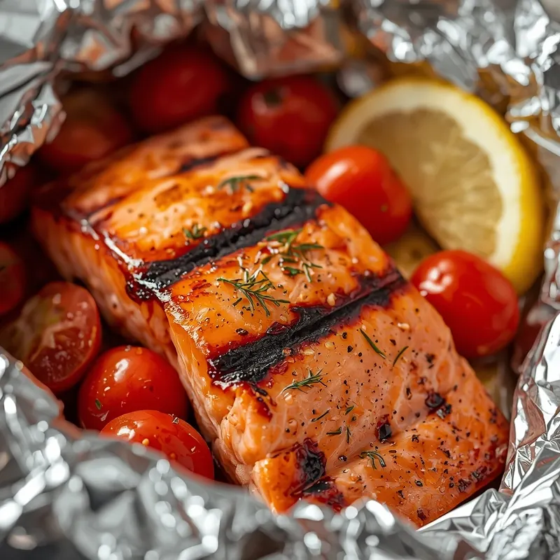 Juicy Grilled Salmon Foil Packets for Summer BBQ Nights