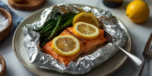 Tender Grilled Salmon in Foil for Simple Clean Cooking