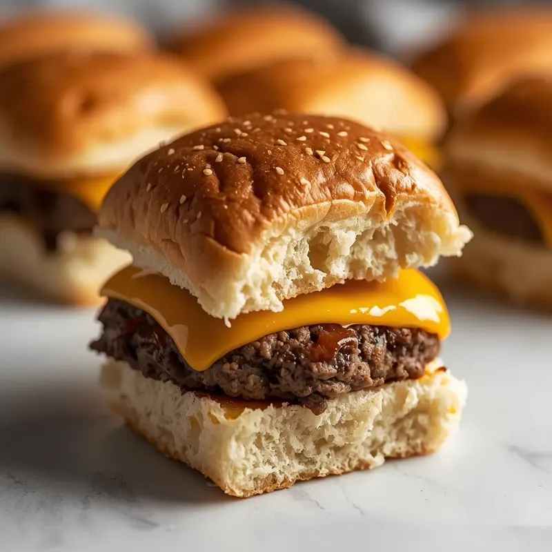 Tender Ground Beef Cheeseburger Sliders for Meal Prep Ideas