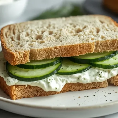 healthy cucumber sandwiches recipe
