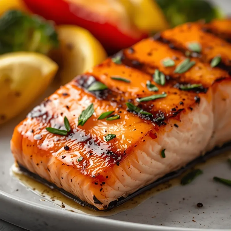 Healthy Grilled Salmon with Vegetables for Clean Eating Healthy Grilled Salmon with Vegetables for Clean Eating