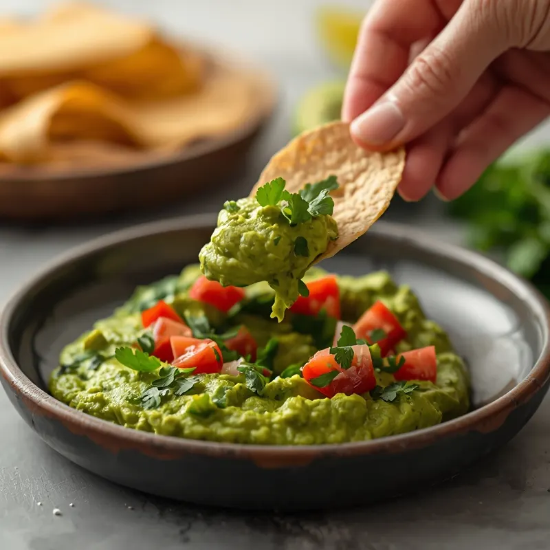 Healthy Guacamole with Fresh Ingredients and No Additives Healthy Guacamole with Fresh Ingredients and No Additives