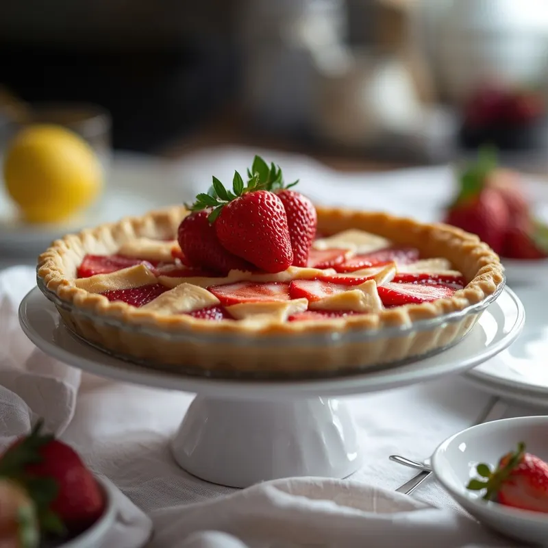 Homemade Strawberry Pie with Perfect Flaky Crust Homemade Strawberry Pie with Perfect Flaky Crust