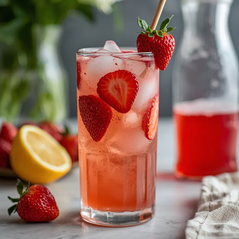 Easy Strawberry Lemonade for Summer Parties and Gatherings Easy Strawberry Lemonade for Summer Parties and Gatherings