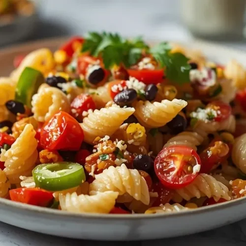 layered mexican pasta salad party recipe