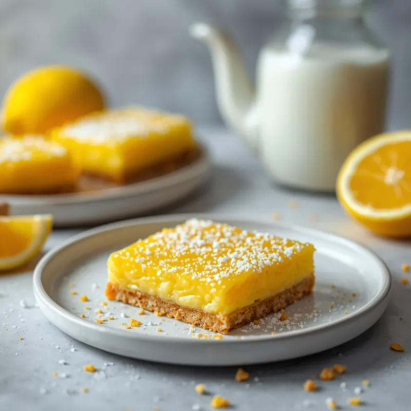 Sweet Lemon Bar Cookies for Bite-Sized Party Desserts