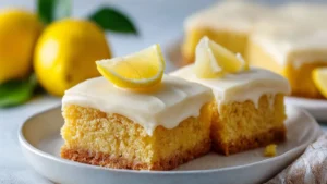 Buttery Lemon Cake Bars for Easy Baking Days