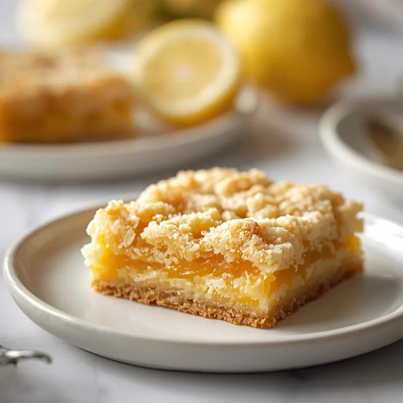 Zesty Lemon Crumble Bars for Sweet Party Treats