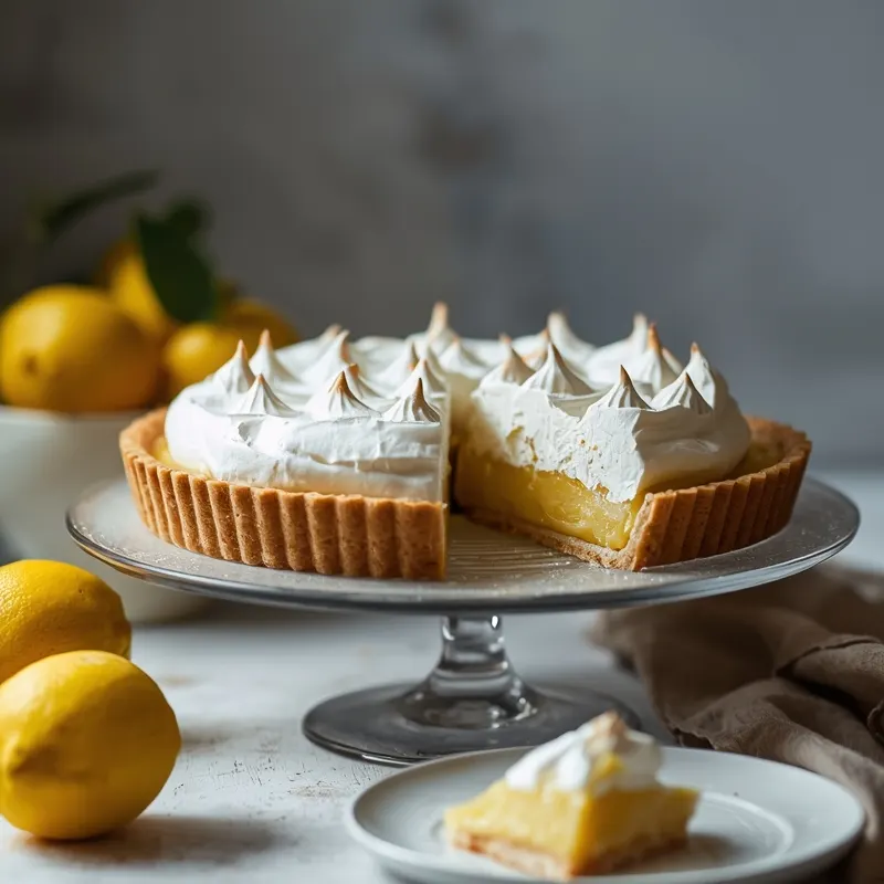 Lemon Meringue Pie with Creamy Lemon Curd Filling Lemon Meringue Pie with Creamy Lemon Curd Filling