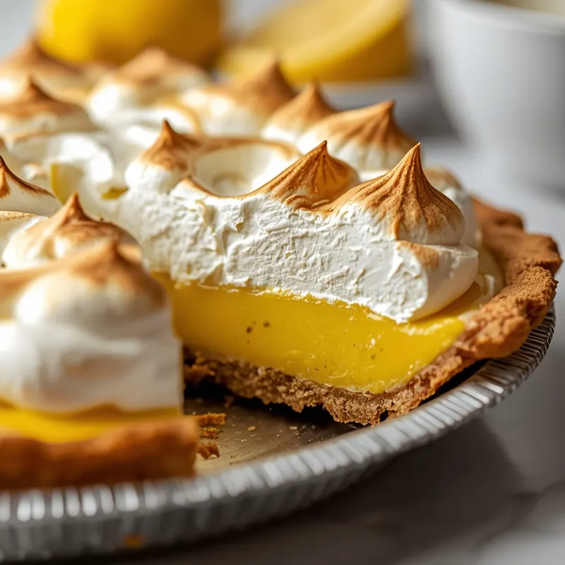 Lemon Meringue Pie with Creamy Lemon Curd Filling Lemon Meringue Pie with Creamy Lemon Curd Filling