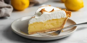Lemon Custard Meringue Pie with Smooth Filling