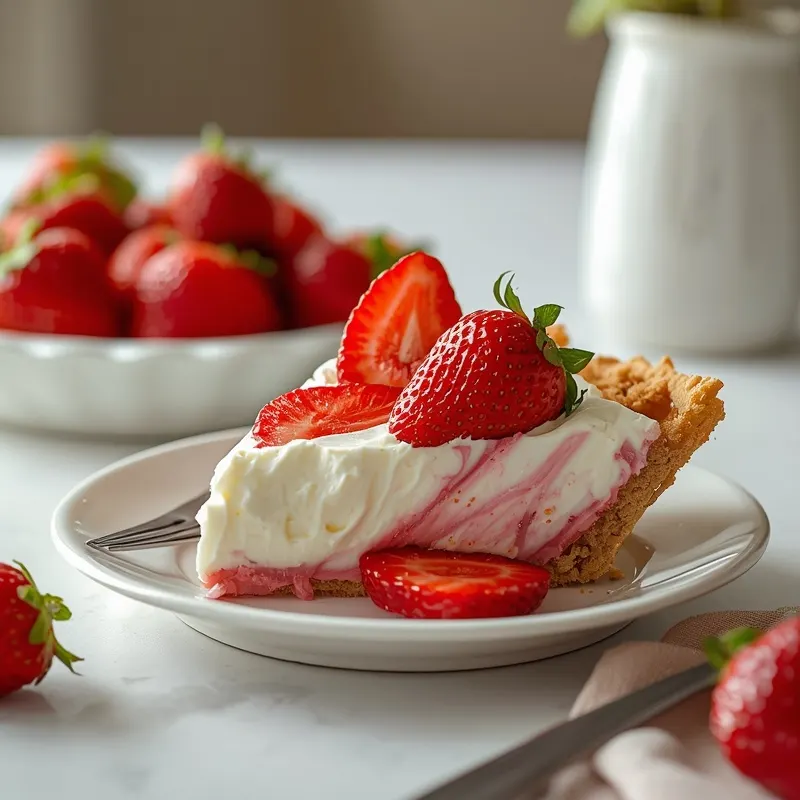 No Bake Strawberry Pie Perfect for Summer Days No Bake Strawberry Pie Perfect for Summer Days