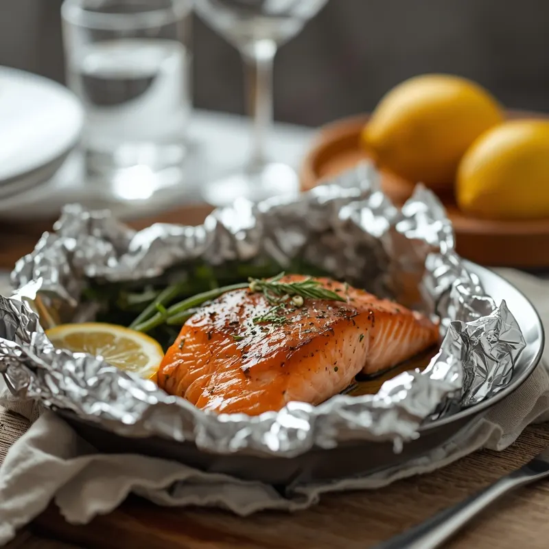 Tender Oven Baked Salmon in Foil for Easy Dinner Meals Tender Oven Baked Salmon in Foil for Easy Dinner Meals