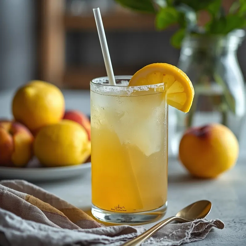 Refreshing Peach Lemonade for Summer Drink Days