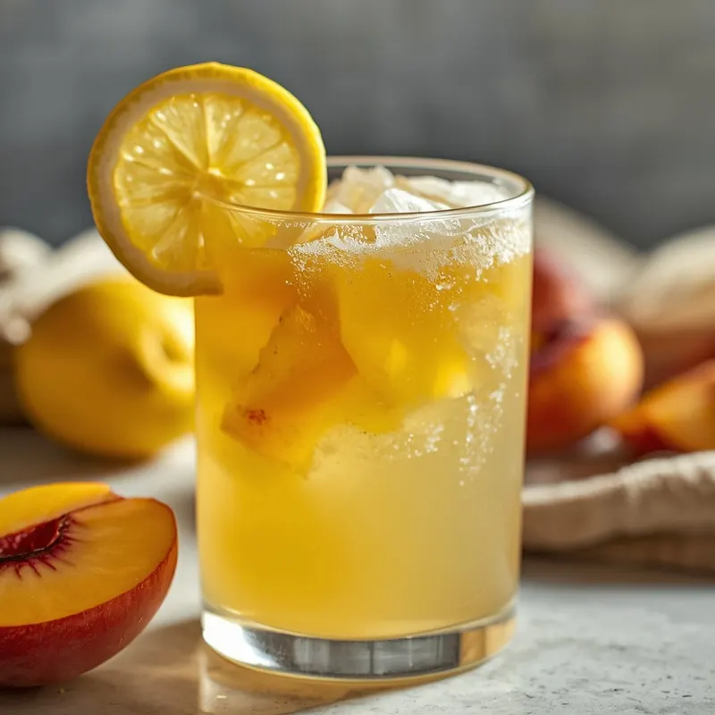 Refreshing Peach Lemonade for Summer Drink Days