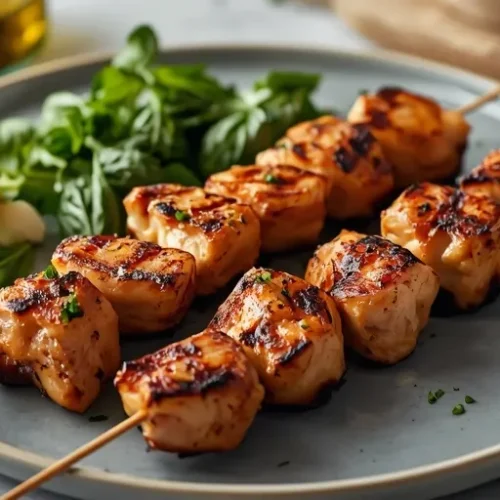 quick grilled chicken skewers dinner recipe