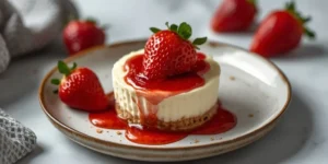 Sweet Strawberry Cheesecake Cups with Crunchy Layers for Quick Treats