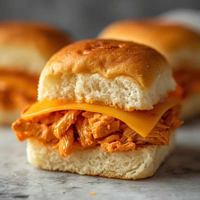 Cheesy Rotisserie Buffalo Chicken Sliders for Easy Dinners Cheesy Rotisserie Buffalo Chicken Sliders for Easy Dinners