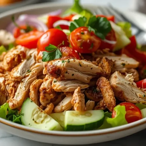 rotisserie chicken gyro bowl recipe
