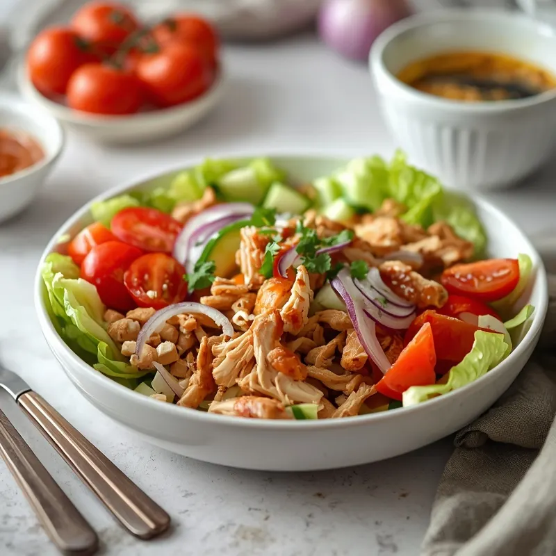 Fresh Rotisserie Chicken Gyro Pita for Quick Lunch