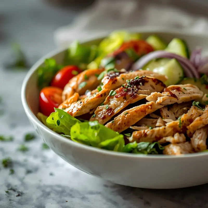 Fresh Rotisserie Chicken Gyro Pita for Quick Lunch